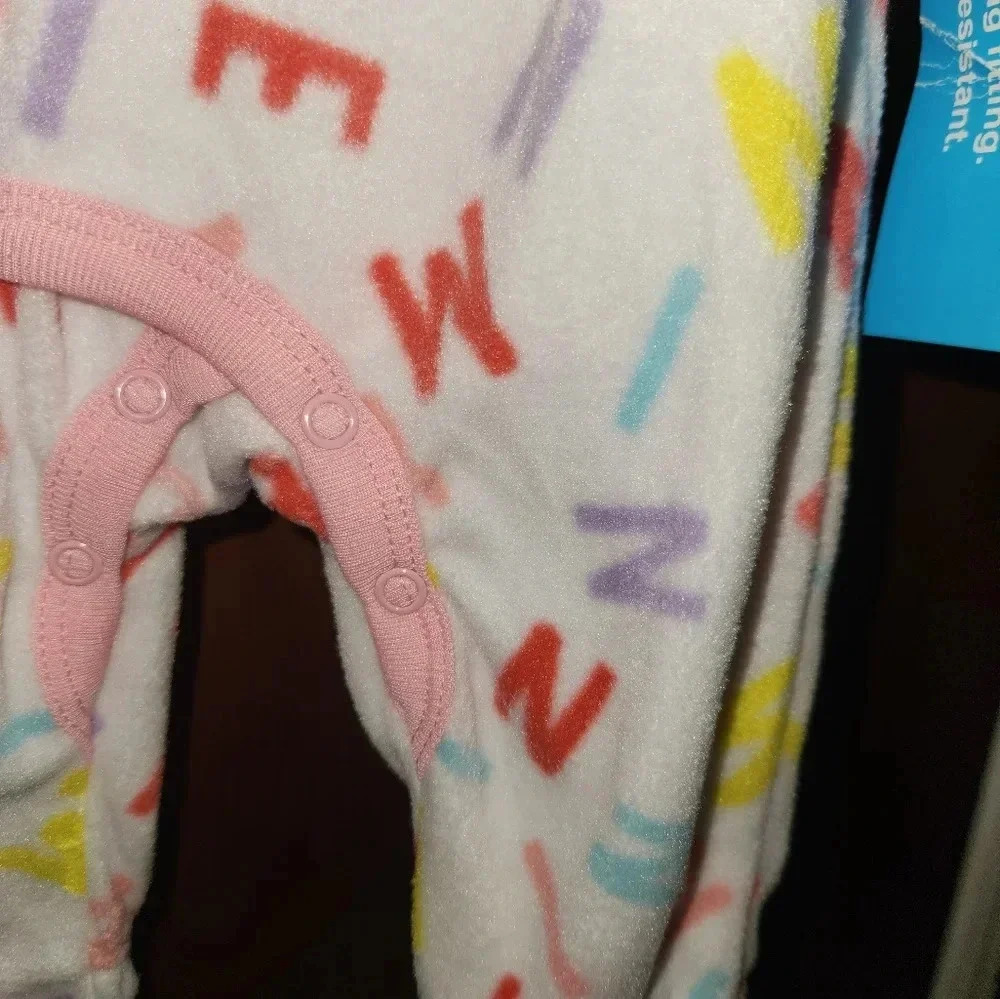 MINNIE MOUSE FOOTED PJS NEW W/TAGS - Picture 5 of 10